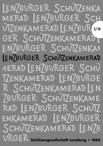 Schützengesellschaft Lenzburg • 1464 2/10 - SG Lenzburg