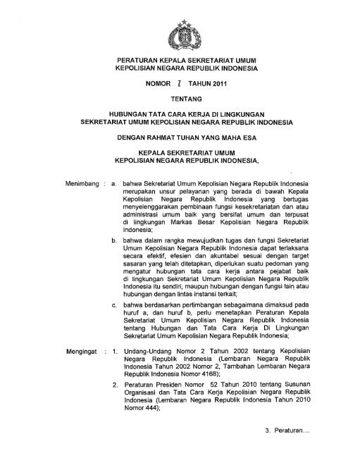 contoh telaahan staf polri contoh telaahan staf polri