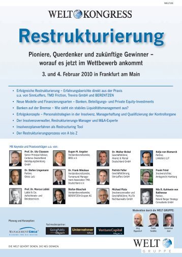 Restrukturierung - Global Value Management