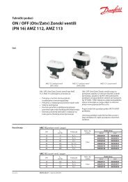 ON / OFF (Otv/Zatv) Zonski ventili (PN 16) AMZ 112 ... - Danfoss.com