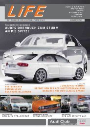 audi's drehbuch zum sturm an die spitze - ACI - Audi Club International