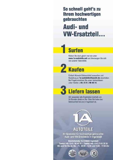 audi's drehbuch zum sturm an die spitze - ACI - Audi Club International