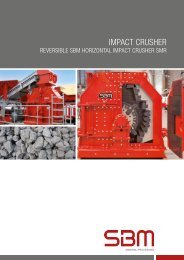 Reversible Horizontal - Impact Crusher SMR - SBM