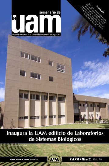 Inaugura la UAM edificio de Laboratorios de Sistemas BiolÃ³gicos