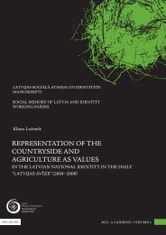 representation of the countryside and agriculture as values - Academia