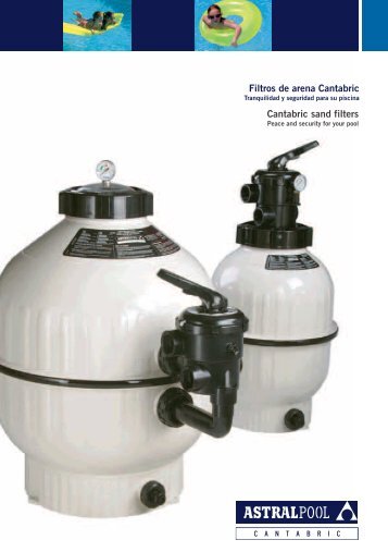 Filtros de arena Cantabric Cantabric sand filters - James White Pools