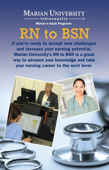 MAP RN to BSN Brochure - Marian University