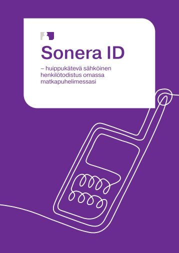 Palvelukuvaus ja kÃ¤yttÃ¶ohje (pdf) - Sonera