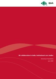 UK collaboration in India: institutional case studies - The Quality ...