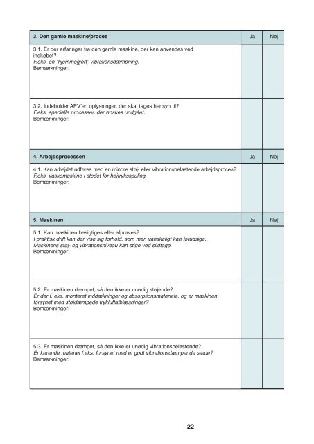 Tjekliste til indkÃ¸b af maskiner - download separat - pdf-format