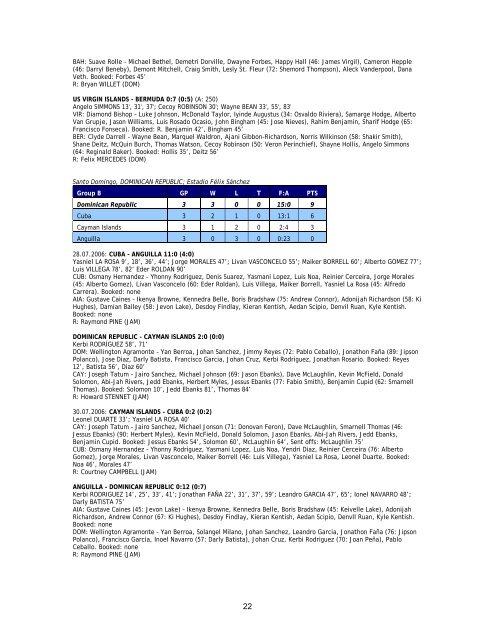 U-20 Championship 2007 - CONCACAF.com