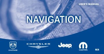 2010 RER Navigation System User's Manual - Chrysler