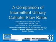 A Comparison of Intermittent Urinary Catheter Flow Rates - IUPUI