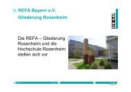 Vorstellung REFA Rosenheim für Internet - REFA Bayern eV