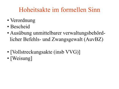 nicht-hoheitliche Verwaltung - Institut fÃ¼r Staats- und Verwaltungsrecht