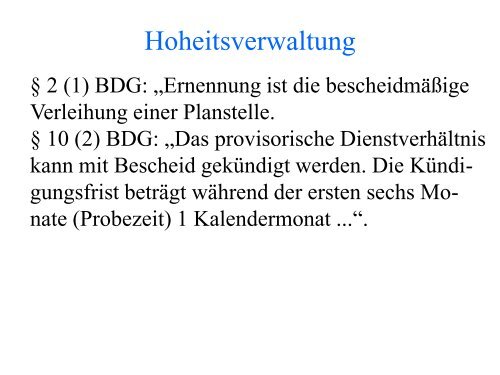 nicht-hoheitliche Verwaltung - Institut fÃ¼r Staats- und Verwaltungsrecht