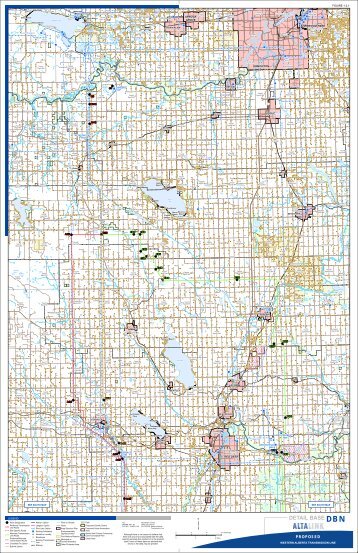 Detailed map of WATL project