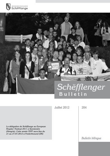 Bulletin 204 en Pdf - Schifflange.lu