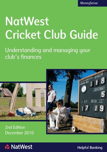 NatWest Cricket Club Guide - Ecb - England and Wales Cricket Board