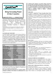 Drug Screening Panel (Urine Cassette) - Alere