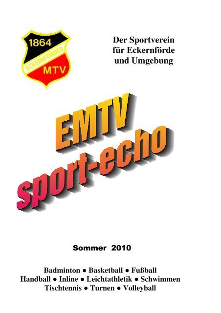 Der Sportverein für Eckernförde und Umgebung - Eckernförder MTV