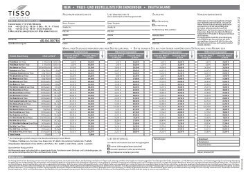 uNd BEstElllistE für ENdkuNdEN • DEutSchlanD 49.04.00784