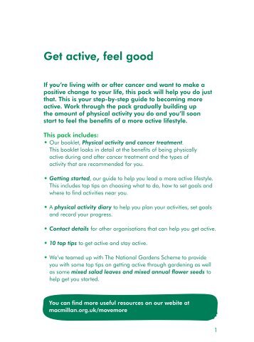 Get Active, Feel Good Pack