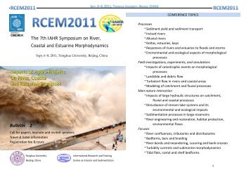 RCEM2011 The 7th IAHR Symposium on River,Coastal and ...