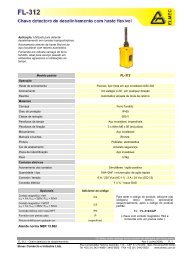 FL-312 Atende norma NBR 13.862 - Elmec ComÃ©rcio e IndÃºstria Ltda