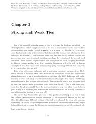 Chapter 3 Strong and Weak Ties