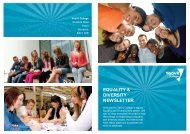 EQUALITY & DIVERSITY NEWSLETTER - Yeovil College