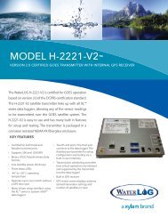 moDeL H-3612™ - WaterLOG