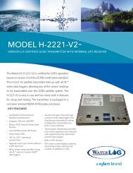 MODEL H-2221-V2™ - WaterLOG