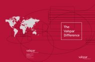 The Valspar Difference - Valspar Coil & Extrusion