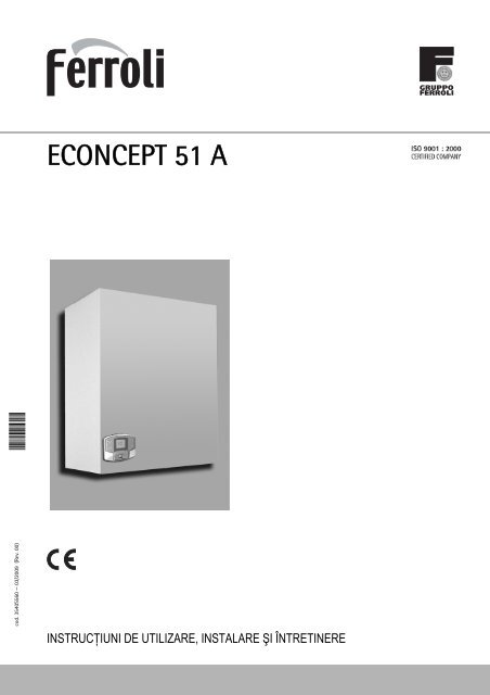 Deserve skipper Saturate Manual utilizare centrala termica Ferroli Econcept 51A - Centrale ...