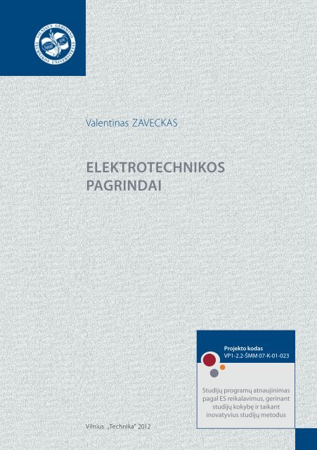 V.Zaveckas. Elektrotechnikos pagrindai - Vilniaus Gedimino ...