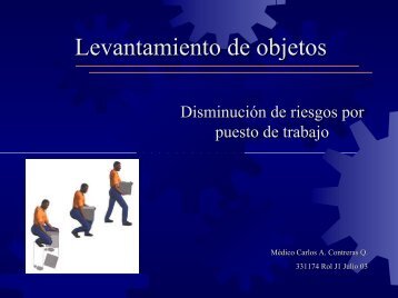 Levantamiento de objetos pesados - Ergonet