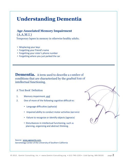 A Guide to Excellence in Dementia Education, Dementia ...