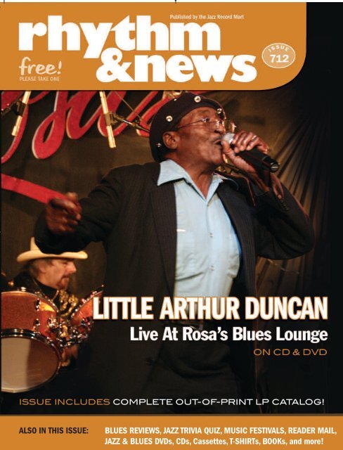 ALSO IN THIS ISSUE: BLUES REVIEWS, JAZZ ... - Delmark Records