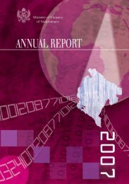 Annual Report of the Ministry of Finance for 2007... - Ministarstvo ...