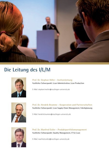 Institute of Lean Enterprise Management - I/L/M
