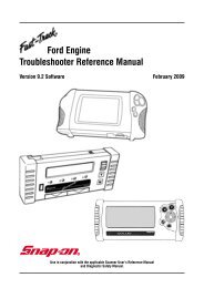 Ford Engine Troubleshooter Reference Manual - Snap-on Australia