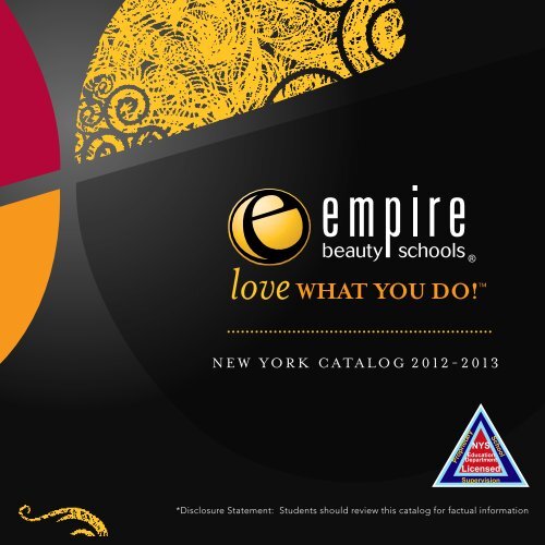 NEW YORK CATALOG 2012-2013 - Empire Beauty School