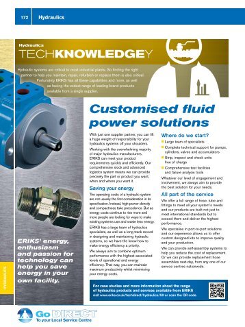 Customised fluid power solutions - Eriks UK