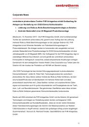 PDF herunterladen (83 KB) - centrotherm photovoltaics AG