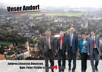 Das neue Team - SPÃ Andorf