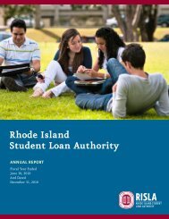 Rhode Island Student Loan Authority - State
