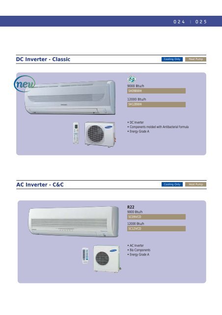 2004 I SAMSUNG AIR CONDITIONER CATALOG