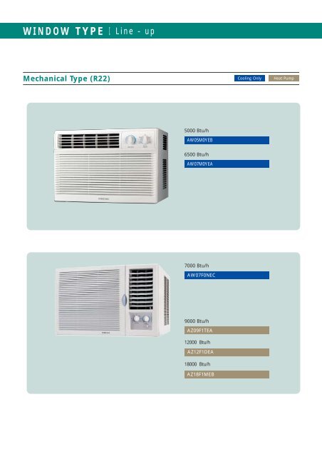 2004 I SAMSUNG AIR CONDITIONER CATALOG