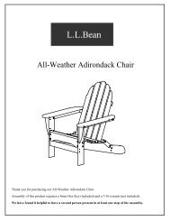 All-Weather Adirondack Chair - L.L. Bean